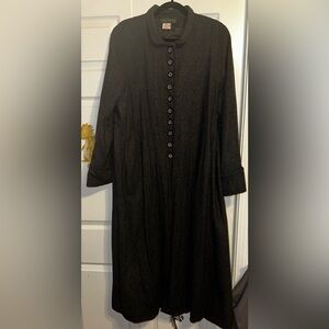 Harve Benard Black Long Sleeve coat